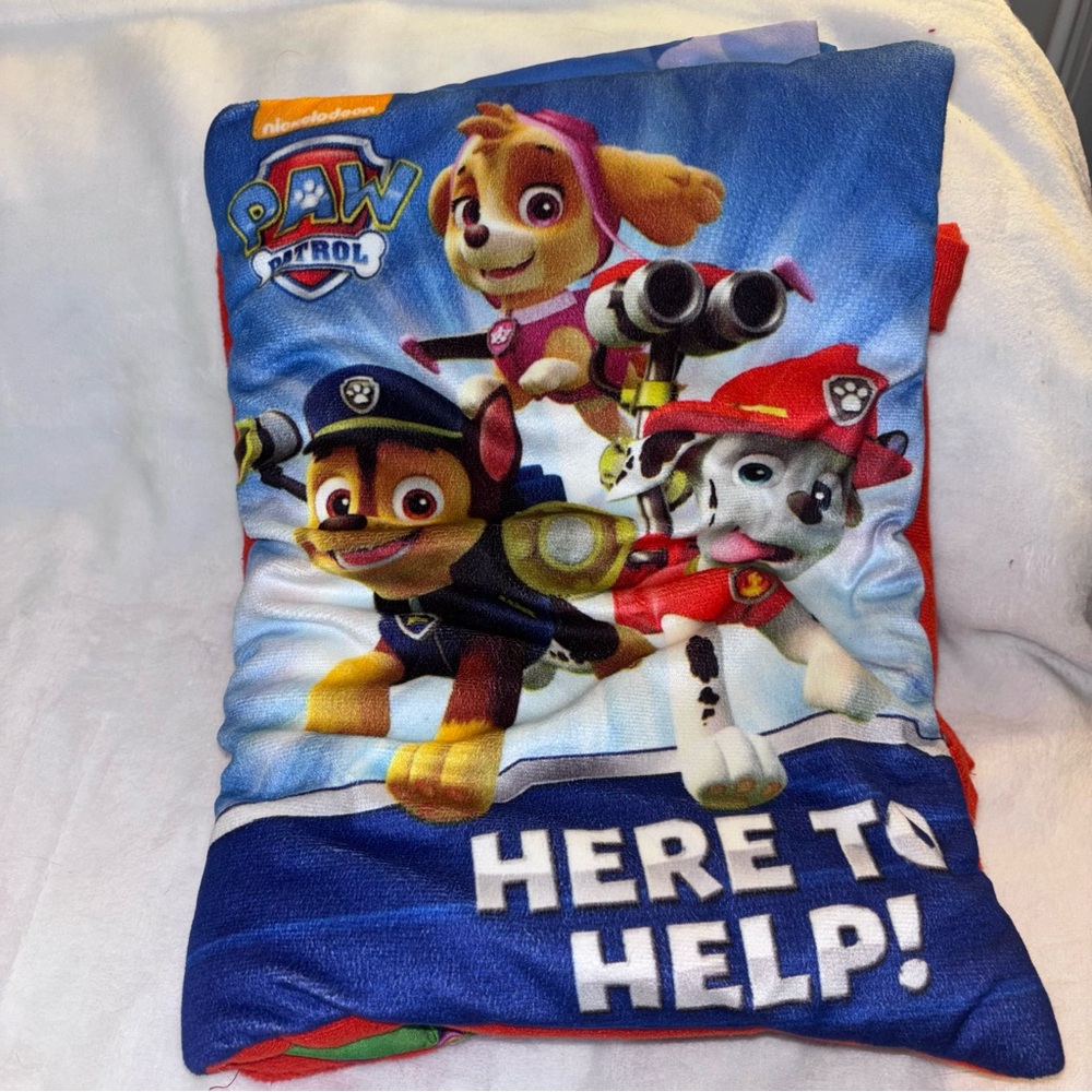 🌟 SOLD 🌟 Nickelodeon PAW Patrol Cuddle Story Time Pillow Large Plush Book